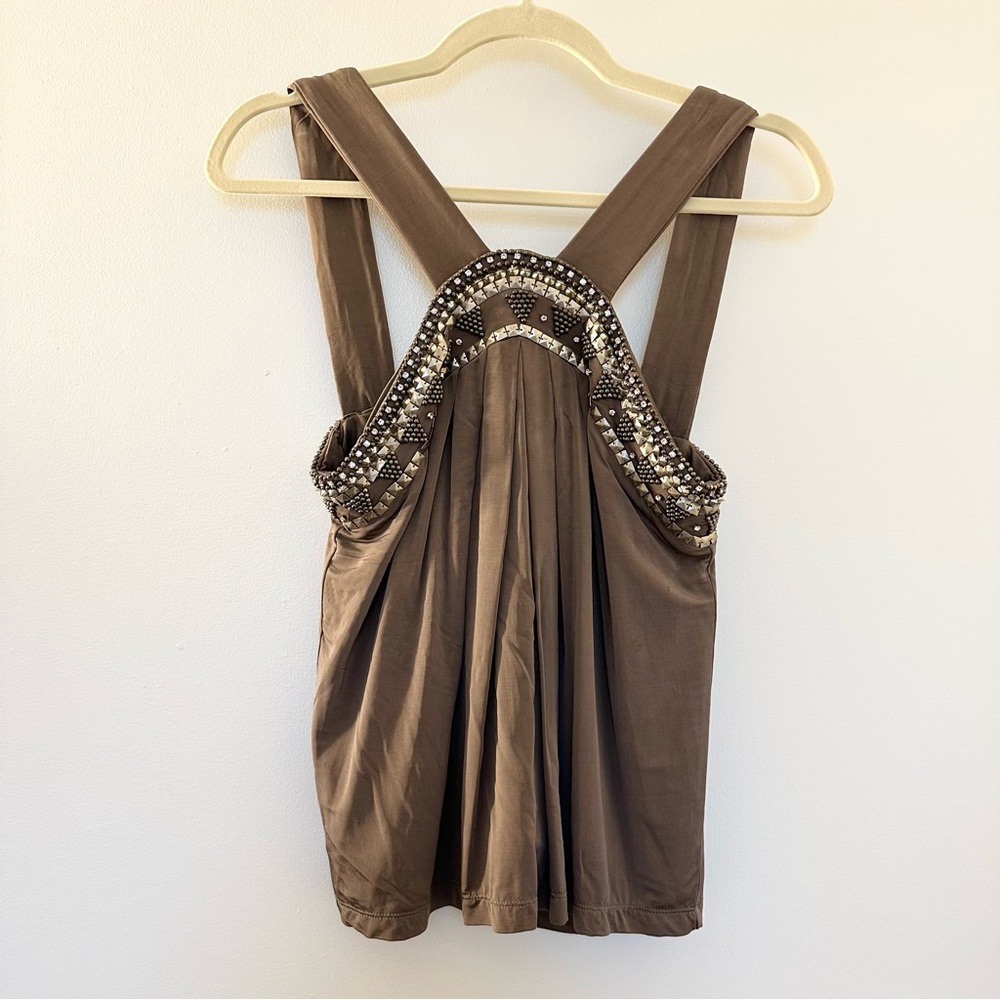 Tank with Beaded Embellishment